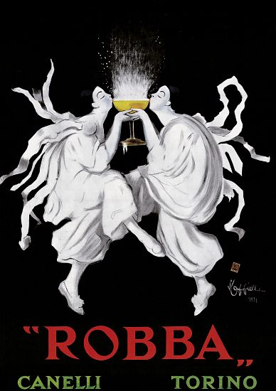 Poster advertising 'Robba' sparkling wine od Leonetto Cappiello