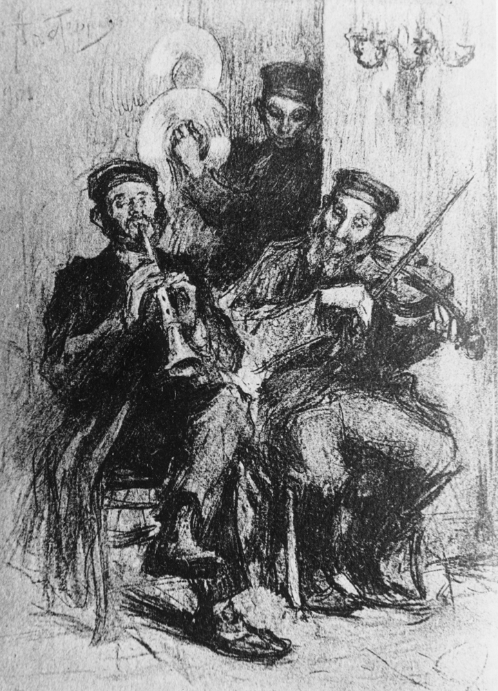 Jewish Musicians od Leonid Ossipowitsch Pasternak