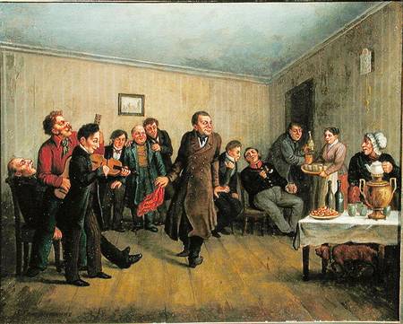 A merchant's evening party od Leonid Solomatkin
