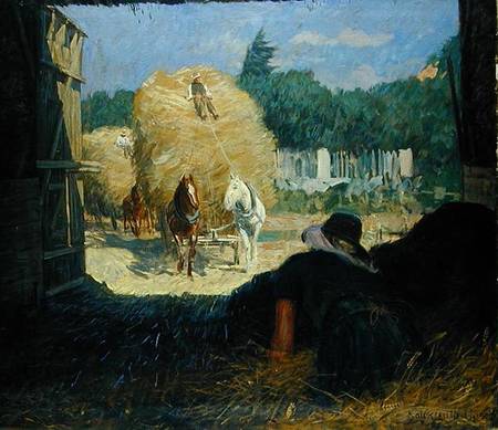 Harvest Time od Leopold Karl Walter von Kalckreuth