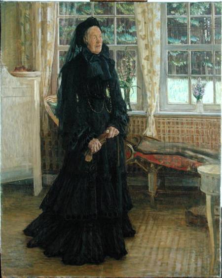 Marie Zacharias (1828-1907) Rainy Day od Leopold Karl Walter von Kalckreuth