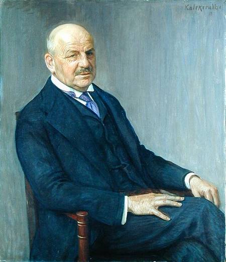 Portrait of Alfred Lichtwark (1852-1914) od Leopold Karl Walter von Kalckreuth