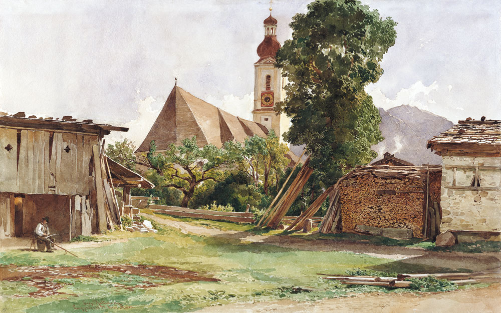 Church in Lengries. od Leopold Rottmann