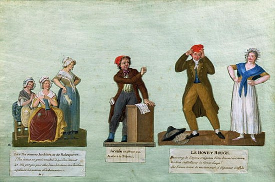 The Jacobin Knitters, a Jacobin and the Red Bonnet od Lesueur Brothers