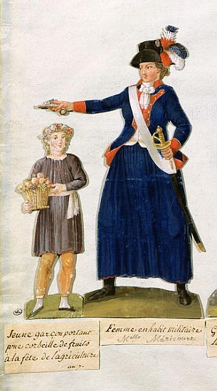 Theroigne de Mericourt (1762-1817) (detail of 247710) od Lesueur Brothers