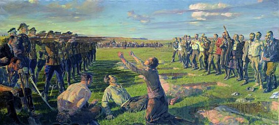 The Execution of the First Council of Berdyansk od Lev Grigoryevich Neumark