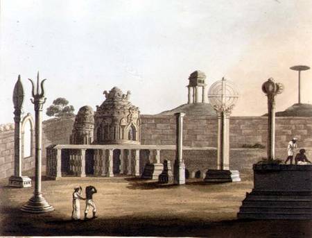 A Moorish Mosque at Bangalore, plate 19 from 'Pictorial Scenery in the Kingdom of Mysore' od Lieutenant James Hunter