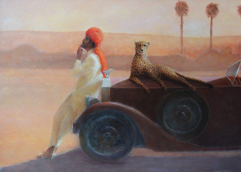 Cheetah on the Bonnet od Lincoln  Seligman