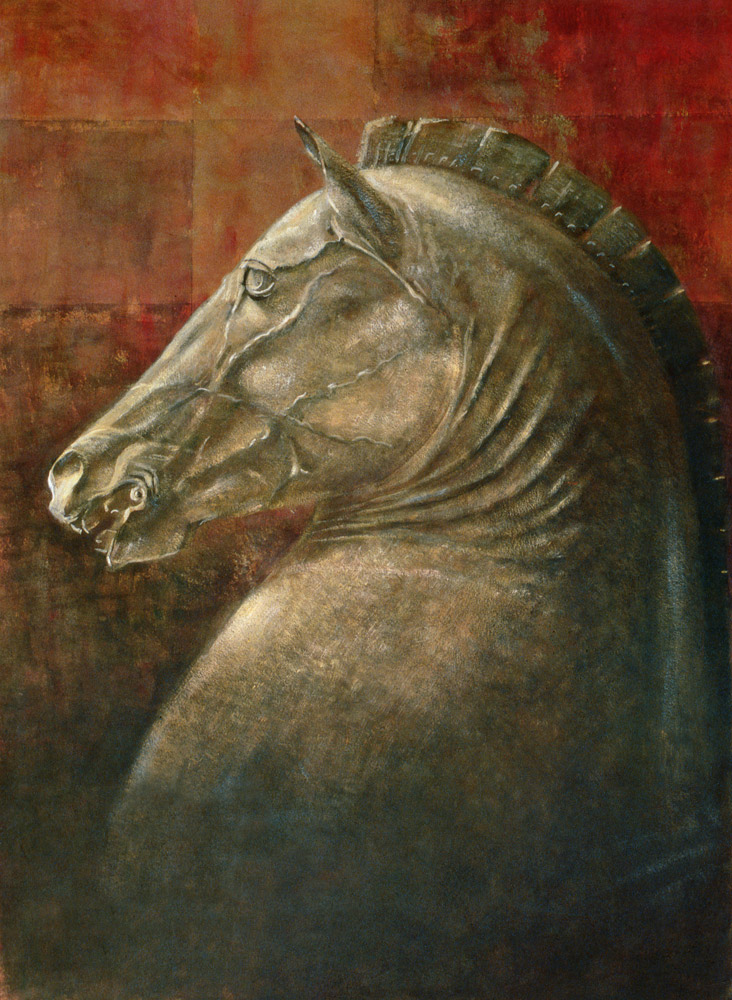 Horse''s Head, 1990 (acrylic on paper)  od Lincoln  Seligman