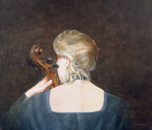 Cello Professor, 2005 (acrylic)  od Lincoln  Seligman