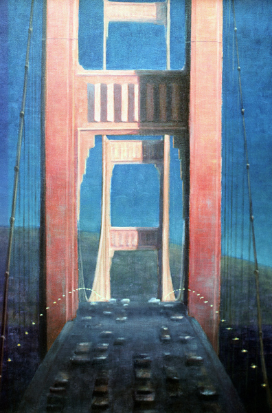 The Golden Gate Bridge, 1992 (acrylic on canvas)  od Lincoln  Seligman