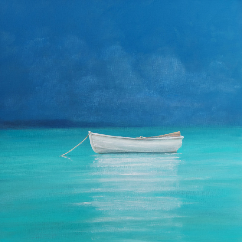 White boat, Kilifi od Lincoln  Seligman