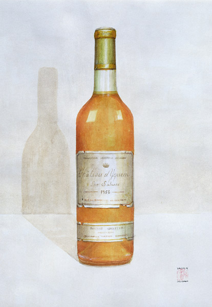 Chateau d''Yquem, 2003 (acrylic on paper)  od Lincoln  Seligman