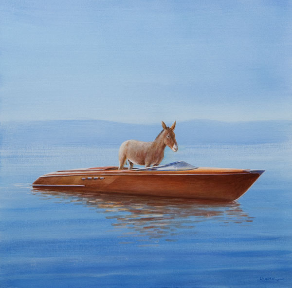 Donkey in a Riva od Lincoln  Seligman