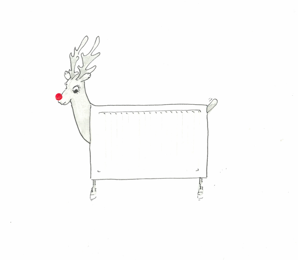 Rudolf the Red Nosed Radiator od Lincoln  Seligman