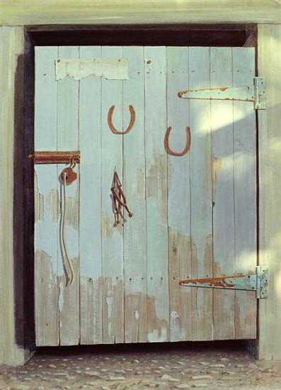 Stable Door, 1990 (acrylic on paper)  od Lincoln  Seligman