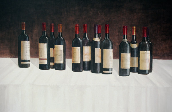 Winescape, Red, 2003 (acrylic on canvas)  od Lincoln  Seligman