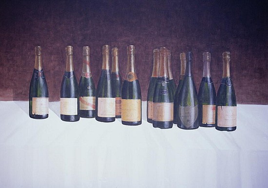 Winescape, Champagne, 2003 (acrylic on canvas)  od Lincoln  Seligman