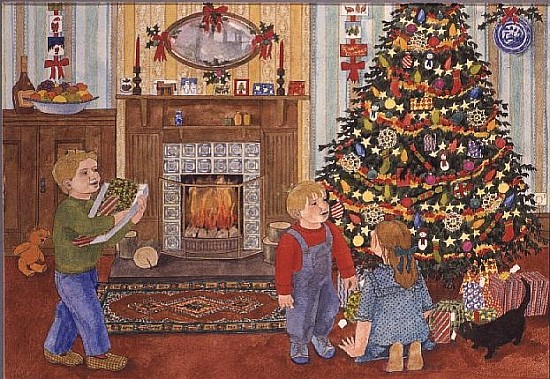 Round the Christmas Tree  od Linda  Benton