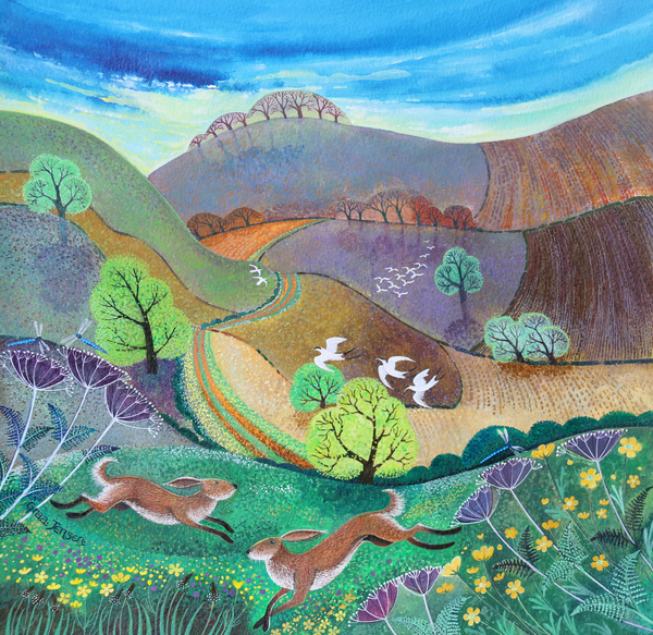 Downland Hares od Lisa Graa Jensen
