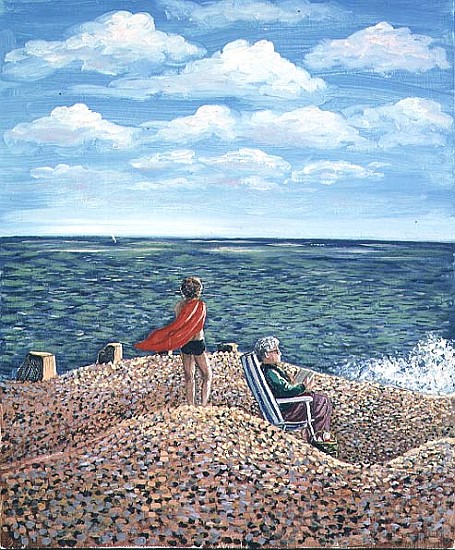 A Windy Day, 1984 (panel)  od Liz  Wright