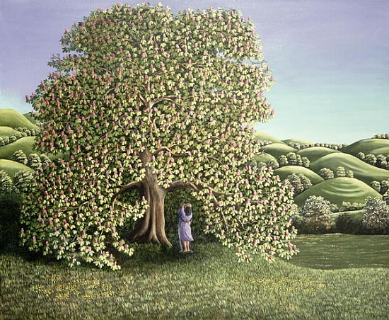 Chestnut Tree and Lovers, 1986  od Liz  Wright