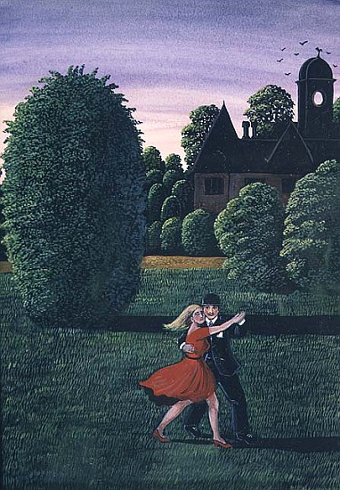 Dancing the Fandango, 1982 (gouache)  od Liz  Wright