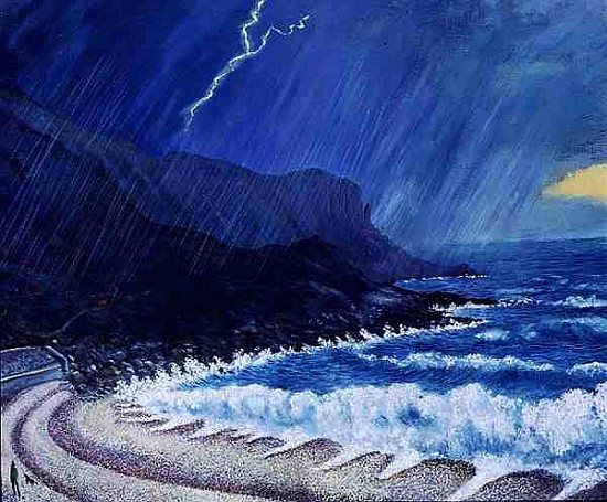 Storm, 1999 (oil on board)  od Liz  Wright