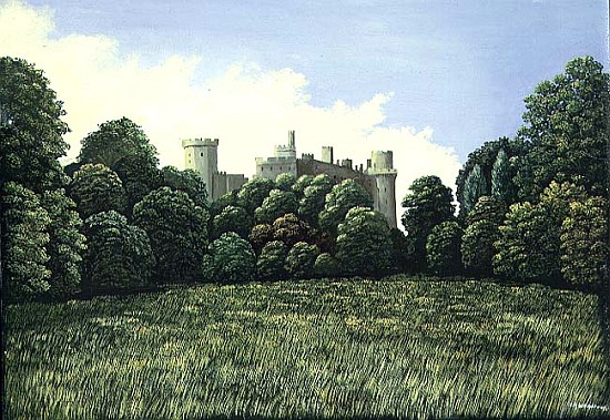Warwick Castle, 1980 (panel)  od Liz  Wright