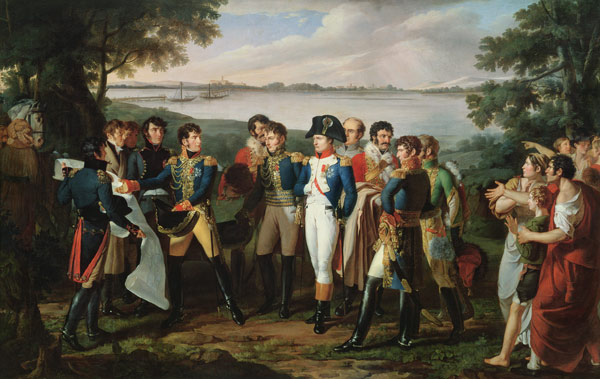 Napoleon (1769-1821) Orders the River Danube to be Bridged at Ebersdorf in order to Reach the Island od Lodovico Venuti