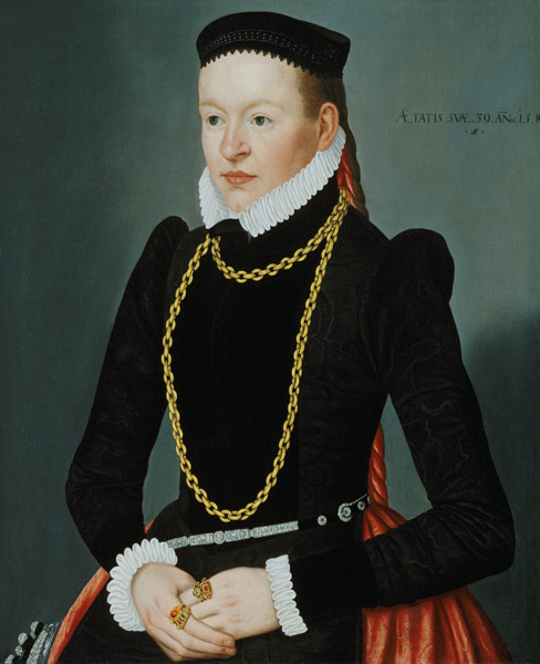 Portrait of a lady od Lorenz Strauch