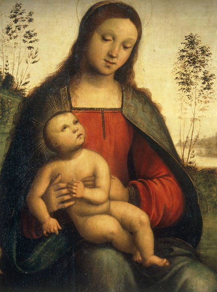 L.Costa /Mary with the Child/ Paint. od Lorenzo Costa
