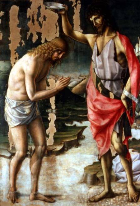 The Baptism of Christ od Lorenzo d'Alessandro  da Severino II