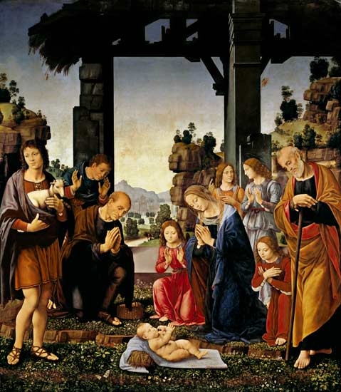 Adoration of the Shepherds od Lorenzo di Credi