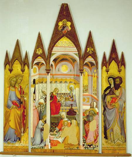 Panel from the door of the reliquary of Santa Maria della Scala depicting scenes of the Passion of C od Lorenzo di Pietro Vecchietta