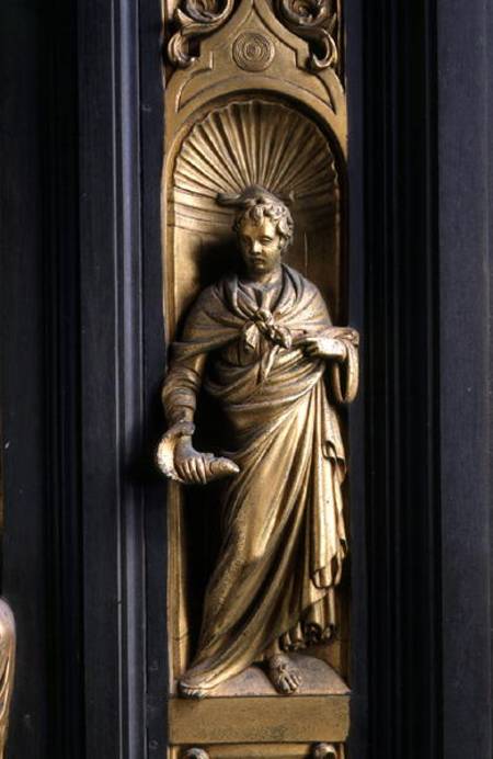 Statuette of an Old Testament Prophet from the frame of the Gates of Paradise (East doors) od Lorenzo  Ghiberti