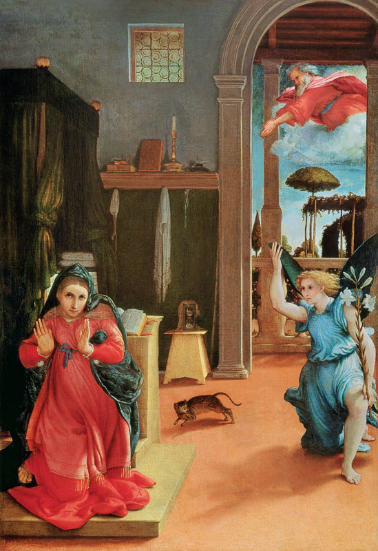 The Annunciation od Lorenzo Lotto
