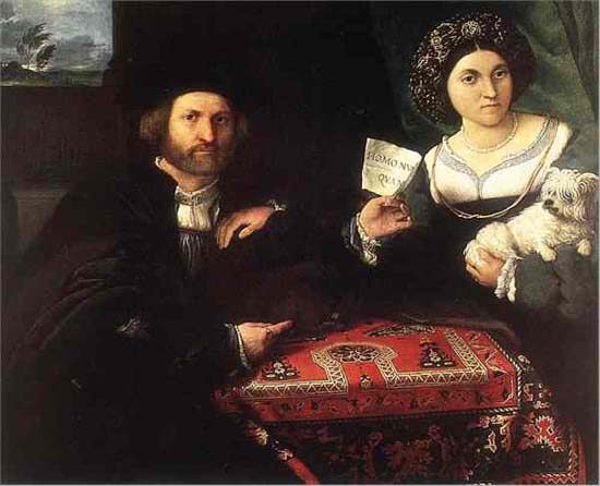 Husband and wife od Lorenzo Lotto