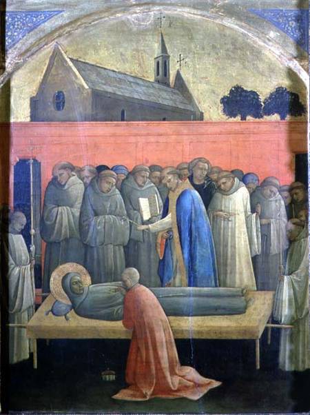 The Death of St. Francis od Lorenzo  Monaco