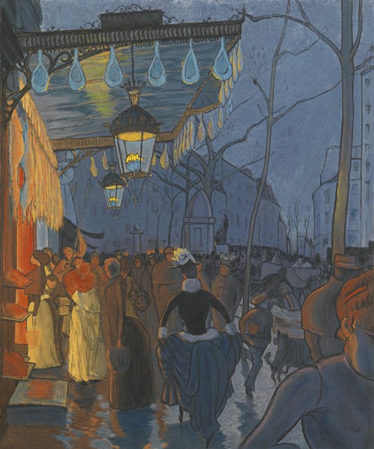 Avenue de Clichy. Five O'Clock in the Evening od Louis Anquetin