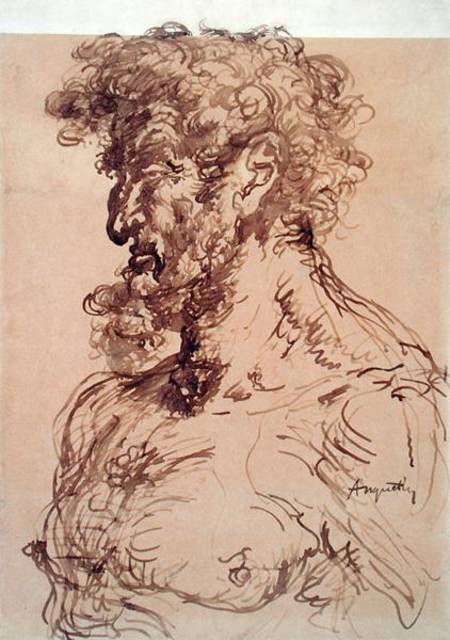 Bust of a Man (Self Portrait) od Louis Anquetin