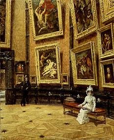 In the Louvre od Louis Beroud