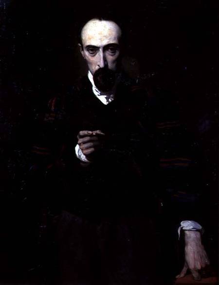 Portrait of Achille Deveria (1800-57) od Louis Boulanger