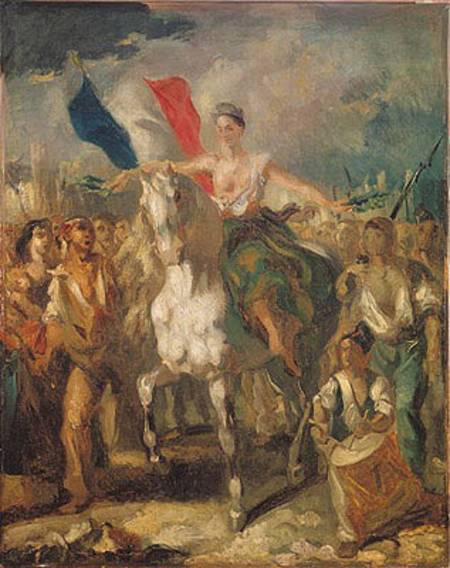 Study for 'Liberty' od Louis Boulanger