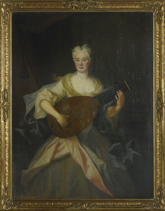 Portrait of Anna Constantia, Countess of Cosel (1680-1765), nee von Brockdorff od Louis de Silvestre