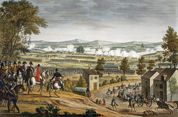 The Battle of Lutzen, 2 May 1813, engraved by Edme Bovinet (1767-1832) (aquatint) od Louis Francois Couche