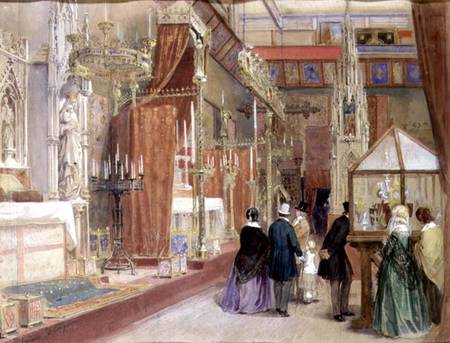 The Medieval Court of the Great Exhibition of 1851 od Louis Haghe