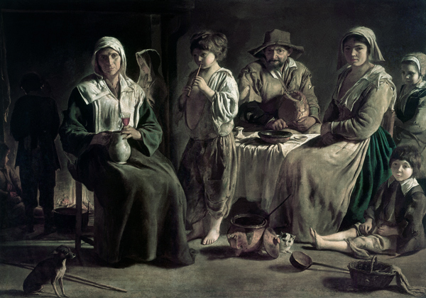 A peasant family od Louis Le Nain