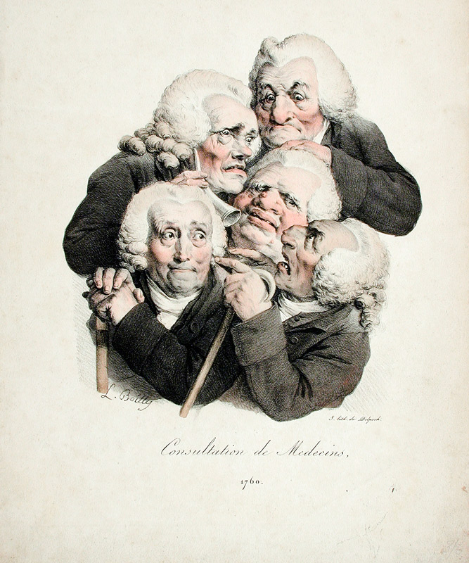 Consultation of Doctors od Louis-Léopold Boilly