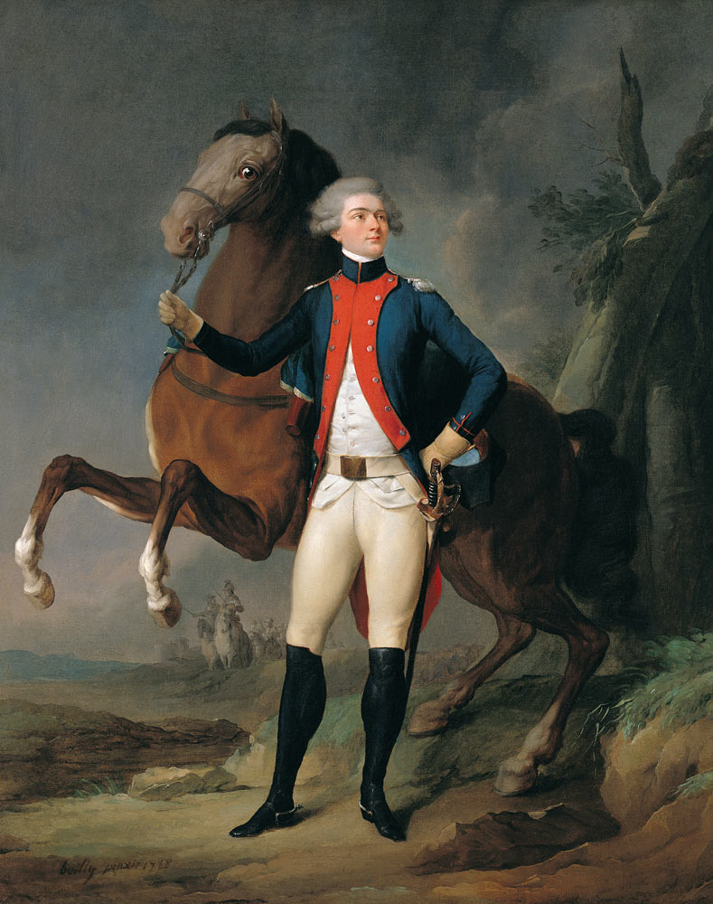 Portrait of Gilbert Motier the Marquis De La Fayette (1757-1834) od Louis-Léopold Boilly